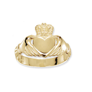 9ct Yellow Gold Claddagh Ring