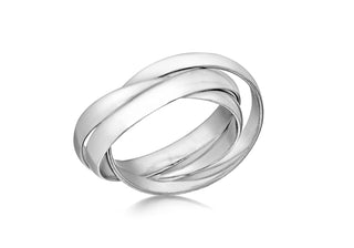 Silver 3mm Russian Wedding Ring