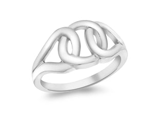 Silver Loop Knot Ring