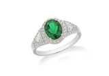 Sterling Silver Cubic Zirconia Ring