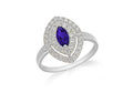 Sterling Silver Cubic Zirconia Ring
