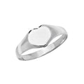 Sterling Silver Babies Heart Ring