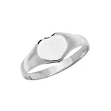 Sterling Silver Babies Heart Ring