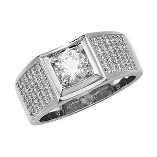 Sterling Silver Cubic Zirconia Ring