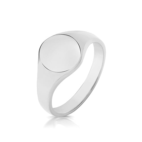 Sterling Silver Medium Weight Signet Ring