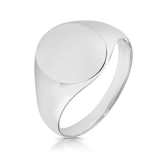 Sterling Silver Ultra Light Weight Signet Ring