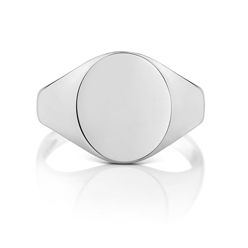 Sterling Silver Ultra Light Weight Signet Ring