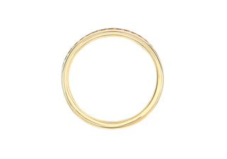 9ct Yellow Gold CZ Eternity Ring