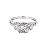 Platinum Diamond Bridal Set 1.00ct