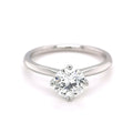 Platinum 1.01ct Round Brilliant Cut Diamond Ring