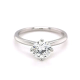 Platinum 1.01ct Round Brilliant Cut Diamond Ring