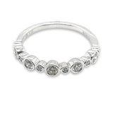 9ct White Gold Multi Diamond Ring