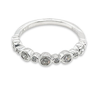 9ct White Gold Multi Diamond Ring