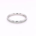 18ct White Gold 0.28ct Diamond Set Half eternity Ring