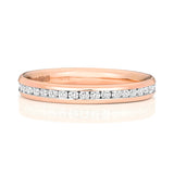 9ct Rose Gold Diamond Eternity Ring