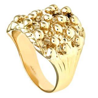 9ct Yellow Gold Mens Keeper Ring