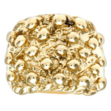 9ct Yellow Gold Mens Keeper Ring