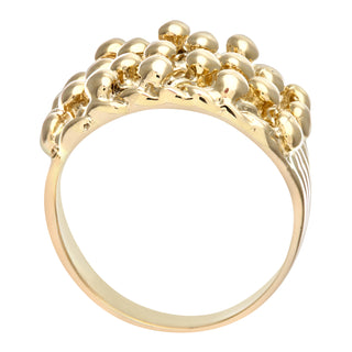 9ct Yellow Gold Mens Keeper Ring