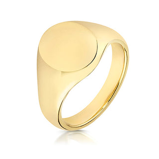 9ct Yellow Gold Heavy Weight Signet Ring