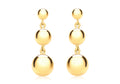 9ct Yellow Gold Drop Earrings