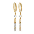 9ct Yellow Gold Drop Earrings