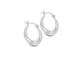 Sterling silver Rope Croele Earrings
