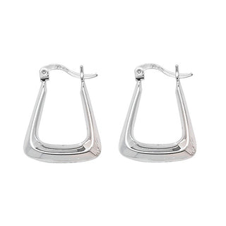 Sterling Silver Croele Hooped Earrings
