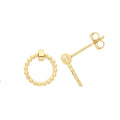 9ct Yellow Gold Bobble Stud Earrings