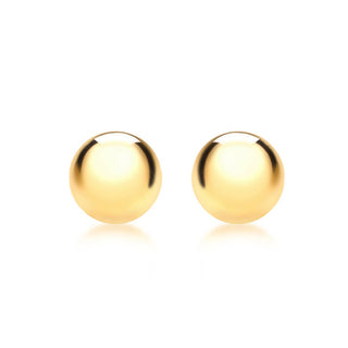 9ct Yellow Gold Ball Stud Earrings