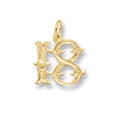 9ct Yellow Gold '18' Pendant
