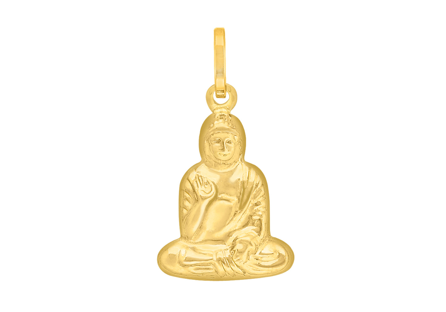 9K Yellow Gold Buddha Pendant