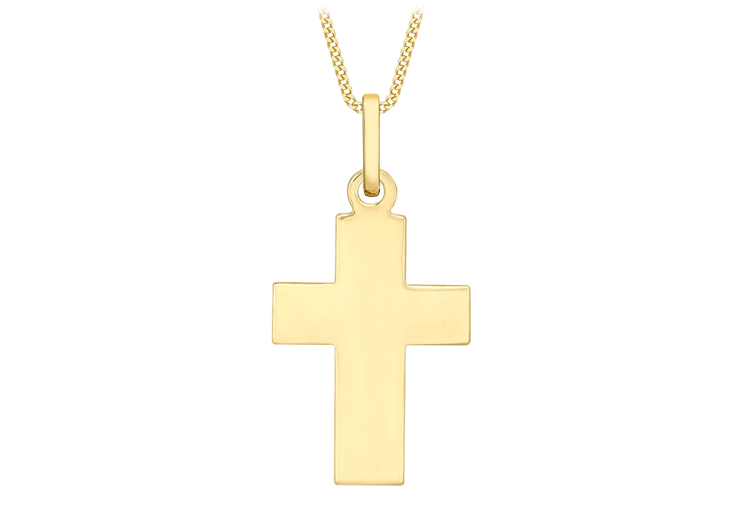 9K Yellow Gold Cross Pendant