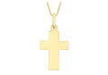 9K Yellow Gold Cross Pendant