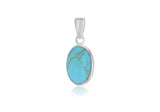 Sterling Silver Turquoise Pendant