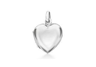 Sterling Silver Plain Heart Locket