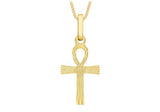 9ct Yellow Gold Cross Pendant