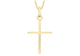 9K Yellow Gold Fancy Cross Pendant