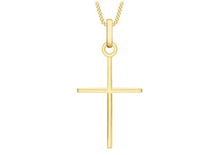 9K Yellow Gold Fancy Cross Pendant