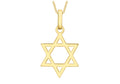 9K Yellow Gold Large 'Star of David' Pendant