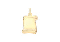 9ct Yellow Gold Scroll Pendant