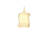 9ct Yellow Gold Scroll Pendant