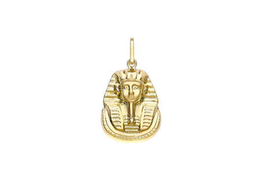 9K Yellow Gold Tutankhamun Pendant