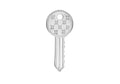 Sterling Silver Key Pendent Charm