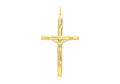 9K Yellow Gold Large Crucifix Pendant