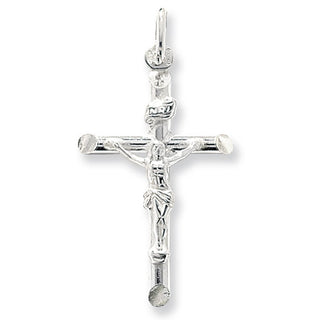 Sterling Silver 40mm Crucifix Pendant