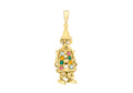 9K Yellow Gold 'Moving Clown' Pendant