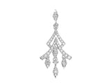 9K White Gold Diamond Pendant