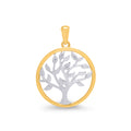 9ct Yellow & White Gold Tree Of Life Pendant