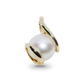 9ct Yellow Gold Knot Fresh Water Pearl Pendant