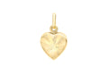 9K Yellow Gold Sunburst Heart Locket
